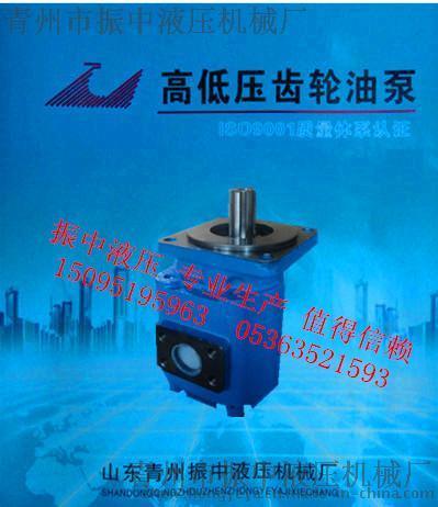 振中液压JHP2080高压齿轮油泵